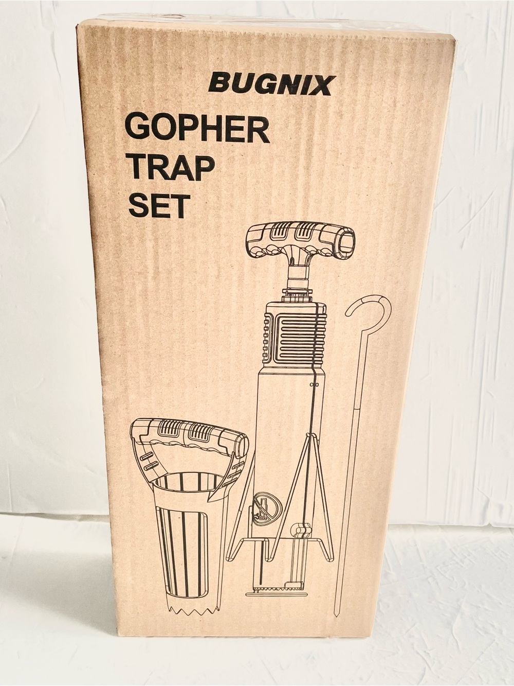 Gopher Trap Set - Natural Brown